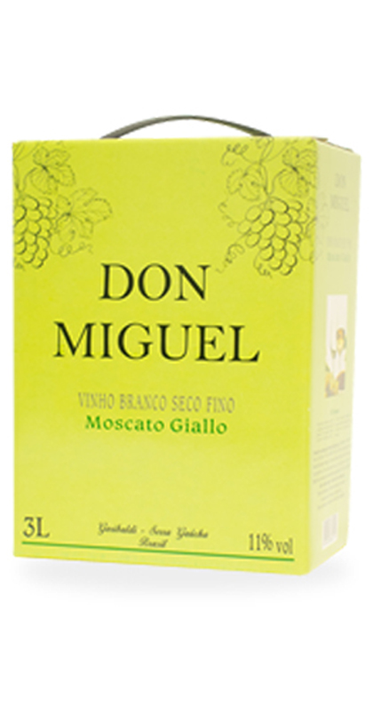 Vinho Bag in Box Moscato Giallo - Vinícola Don Miguel